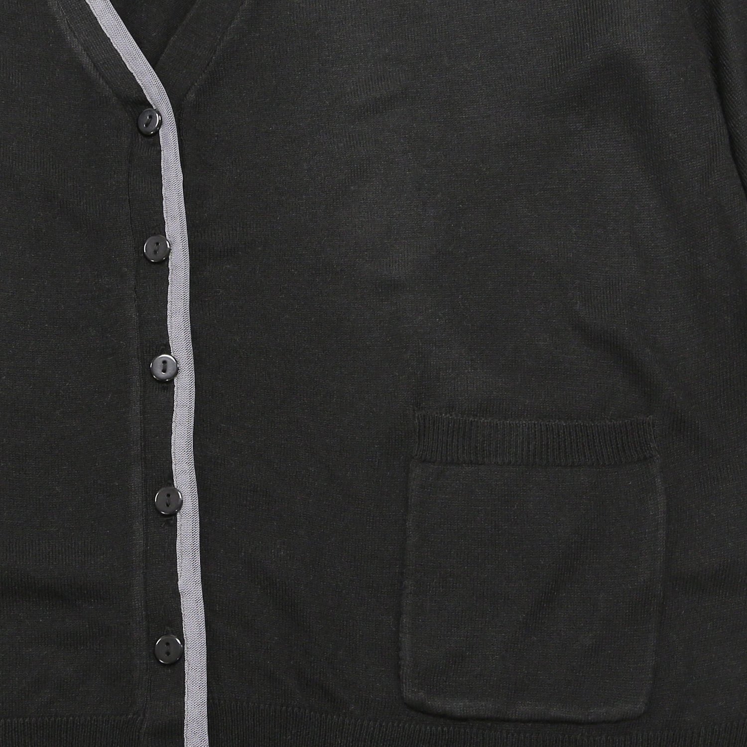 Image of BLACK JACKET IN VERY FINE WOOL WITH CASHMERE