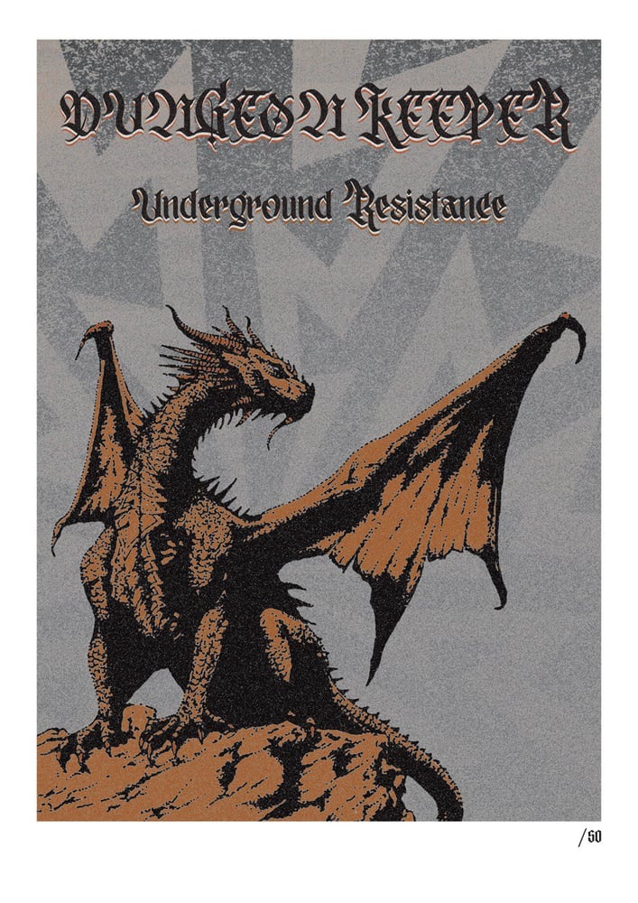 Image of UNDERGROUND RESISTANCE SUPPORT PRINT