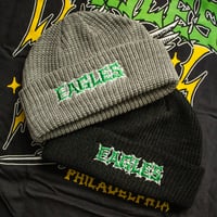 Image 2 of EAGLES BEANIE (BLACK)