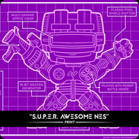 Image 1 of S.U.P.E.R. Awesome NES - Print
