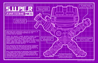 Image 2 of S.U.P.E.R. Awesome NES - Print
