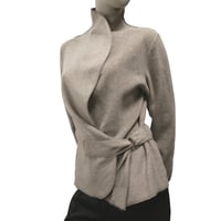 Image 3 of BEIGE LUXURY ECO-FRIENDLY FLEECE JACKET