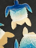 Turtle Epoxy Wave Ornaments