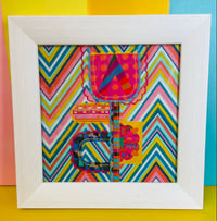 Image 1 of 'City Bloom 1' Framed Applique