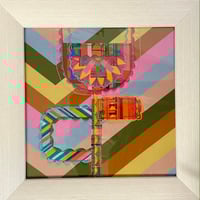 Image 1 of 'City Bloom 2' Framed Applique
