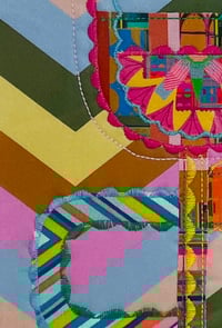 Image 3 of 'City Bloom 2' Framed Applique