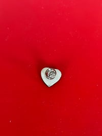Image 2 of Black Heart Pin