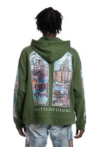 Image 5 of Who Decides War Politics As Usual Hooded Sweatshirt In Green