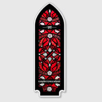 Cathedral Window Sticker #2