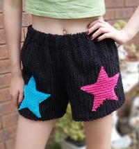 Image 1 of Ladies Shorts with Stars