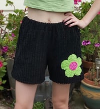 Image 1 of Ladies Shorts with Flowers