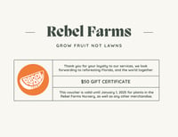 Image 1 of Rebel Farms Gift Certificate