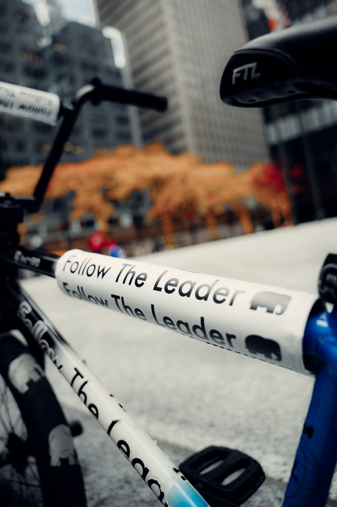 Image of Follow The Leader Bicycle Pads (White)