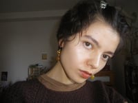 Image 4 of Amber Antenna Earrings