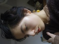 Image 5 of Amber Antenna Earrings