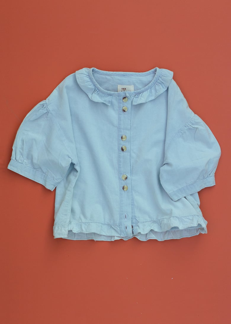 Image of Kids Pale Denim Blouse