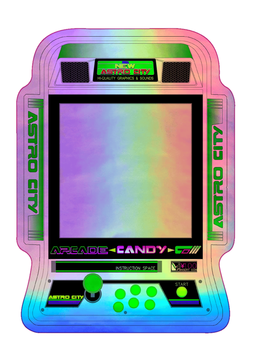 Image of ADD ON ONLY - Astro City Holo pack & Sticker