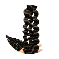 Image 2 of 1B  Mink Brazilian Virgin human hair loose mink body waves, straight,  quick weave bundles deal 