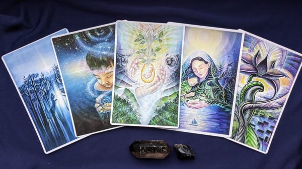 Image of 5 atvirukų rinkinys STEBUKLAS / 5 card set MIRACLE 
