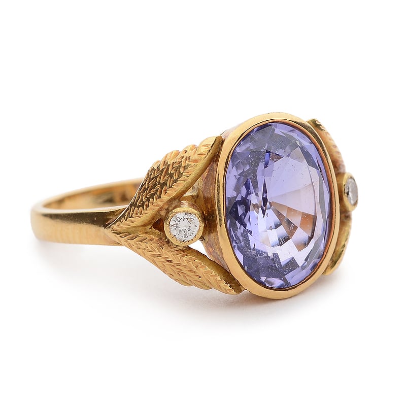 Image of Unhada Sugarplum Sapphire Rings!