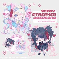 Needy Streamer Overload Keychain 3.5"