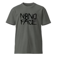 Image 3 of N8NOFACE Black Scratch Logo Unisex premium t-shirt (+ more colors)