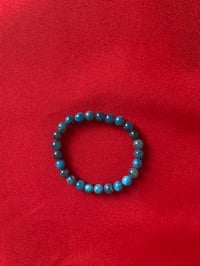 Image of BRACELET APATITE BLEUE ENFANT