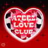Ateez Love Club Heart Phone Grip