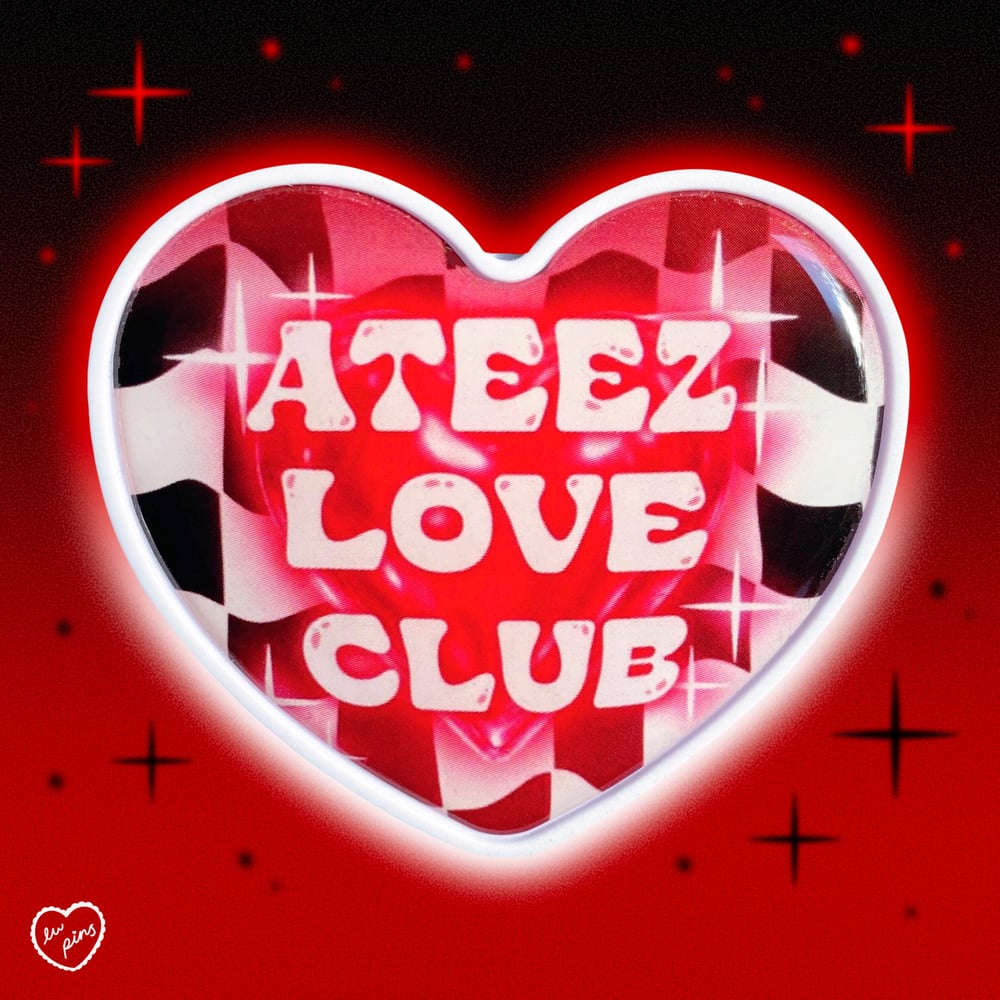 Ateez Love Club Heart Phone Grip