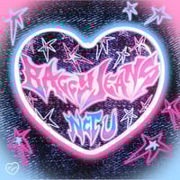 Image 1 of Baggy Jeans Heart Phone Grip