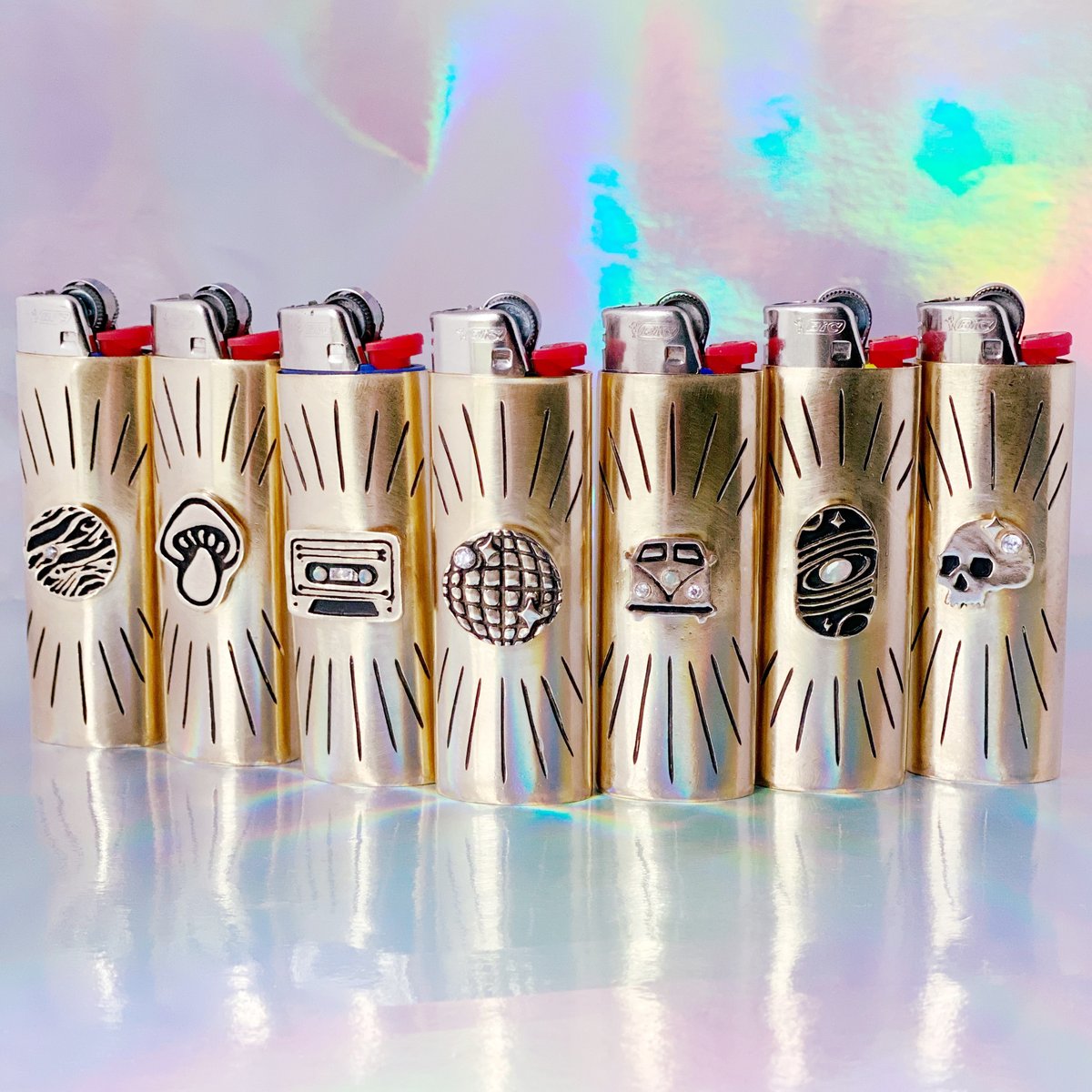 Skull Lighter Case | Therese Kuempel Jewelry