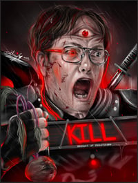 Crazy Dwight - Digital Print