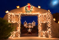 Lights of a  Santuario Christmas 