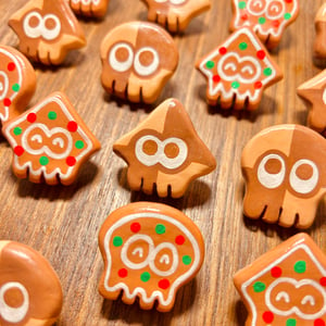 Splatoon Cookie - Handmade Clay Pins