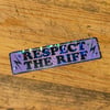 RESPECT THE RIFF Vinyl Sticker