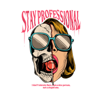 Image 3 of Stay Professional premium heavyweight tee