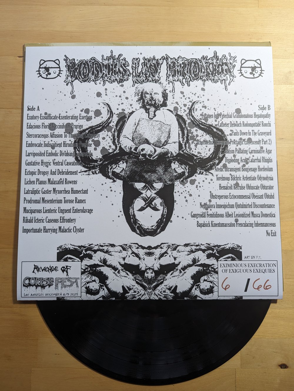 Bodie Lay Broken, "e. e. of e. e." LP