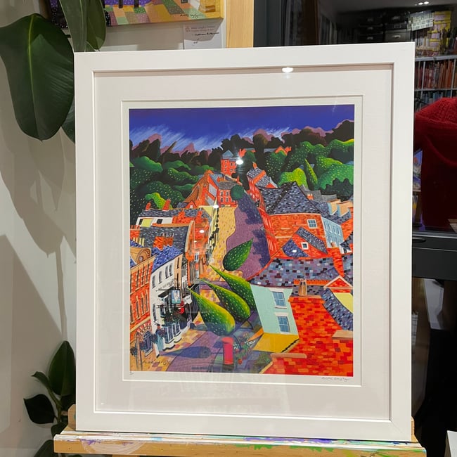 Framed Print of "Towards Leicester Road"