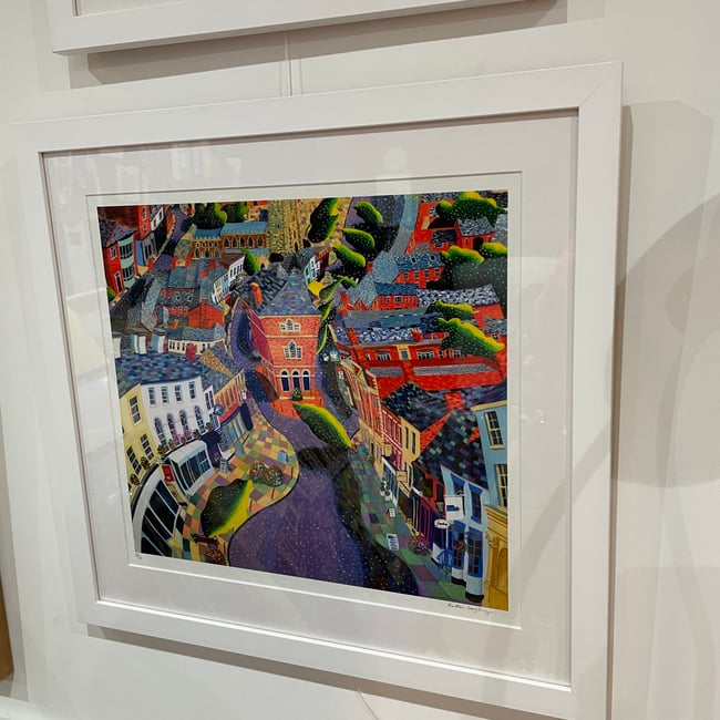 Framed Print of Old Town Hall, Market Harborough