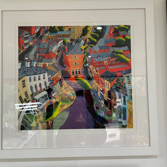 Framed Print of Old Town Hall, Market Harborough