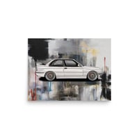 BMW SPORT E30 M3 PRINT (WHITE)