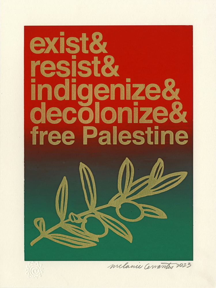 Image of Exist&Resist...&free Palestine (Fundraiser, 2023)