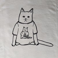Image 2 of Cat in a Shirt Shirt Ladies' Boxy Tee
