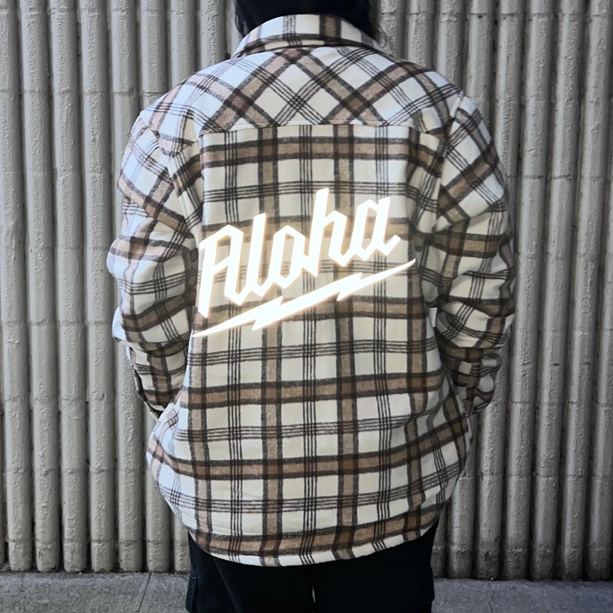 Aloha-waukee Quilted Flannel BLK-WHT / Pipe Dreams Surf Co