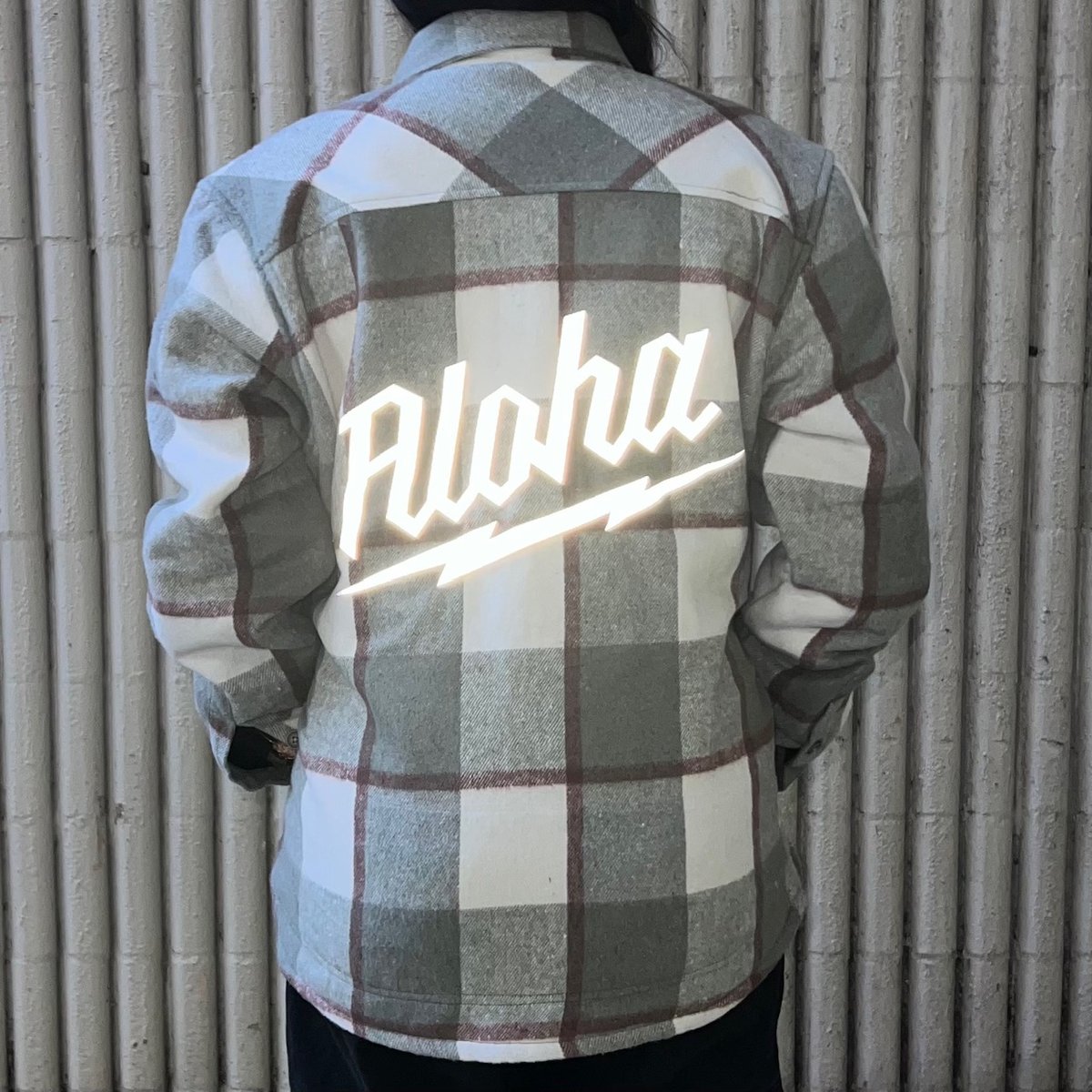 Aloha-waukee Quilted Flannel BLK-WHT / Pipe Dreams Surf Co