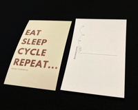 Image 4 of Eat Sleep Cycle Repeat Postcard