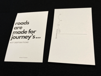 Image 2 of Roads Are Made For Journeys postcard