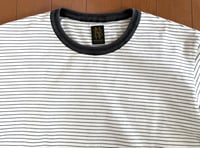 Image 2 of Batoner Japan 2021ss knit cotton striped shirt, size 2 (M)