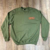 Image 1 of OVT Patch Hunter Green Crewneck 