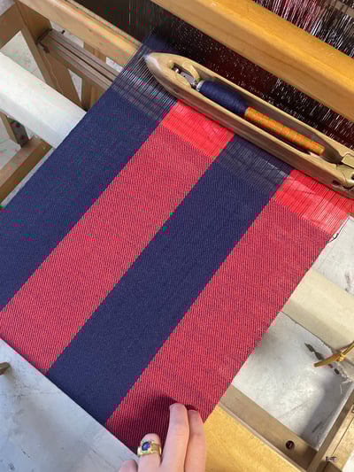 Image of Handwoven Scarf in Pasolini Stripes